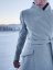 coat_THREE_ - size: 34, color: light grey