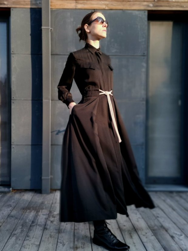 šaty _TWENTY THREE_smotanové_a_čierne