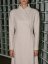 coat_THREE_ - size: 34, color: light grey