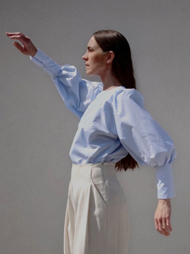 blouse_MINIMAL_limited - size: S, color: blue