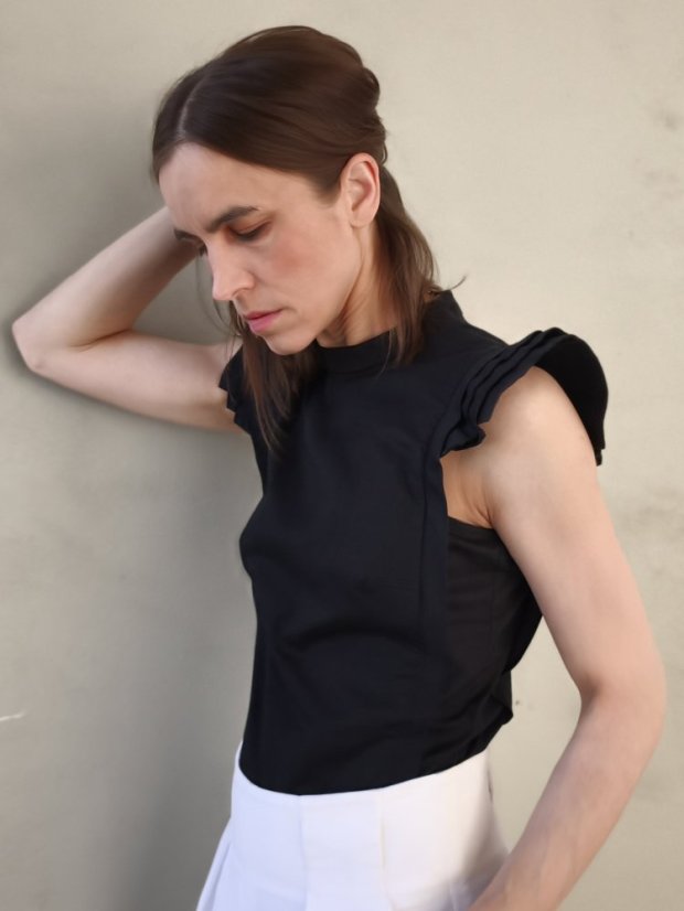blouse_SIX_ - size: 42, color: čierna