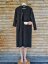 cardigan_MAXI_linen - size: XS-S, color: čierna