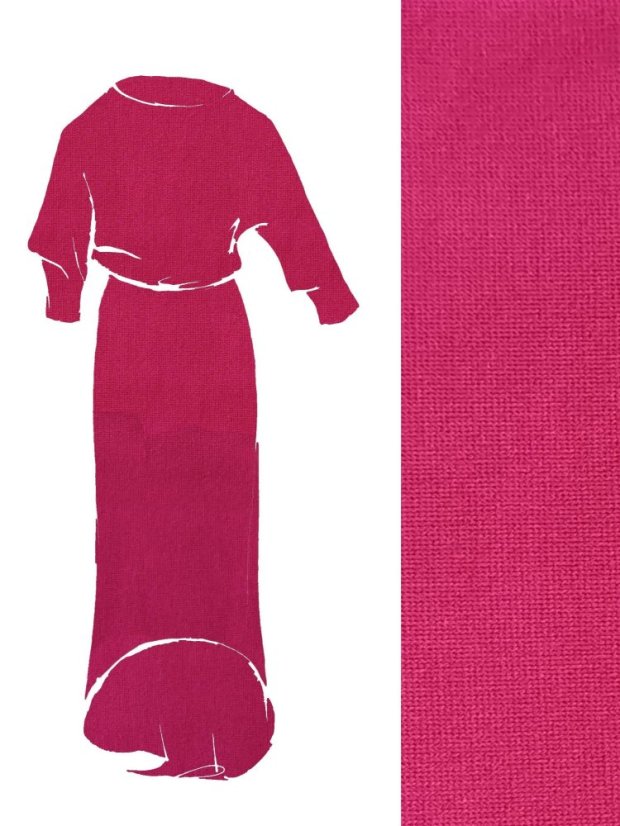 _NINETEEN_knit dress CREAMY WHITE - size: M, color: cream