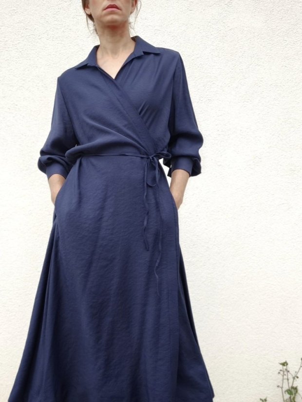 dress _ THIRTEEN _ - size: XL, color: navy