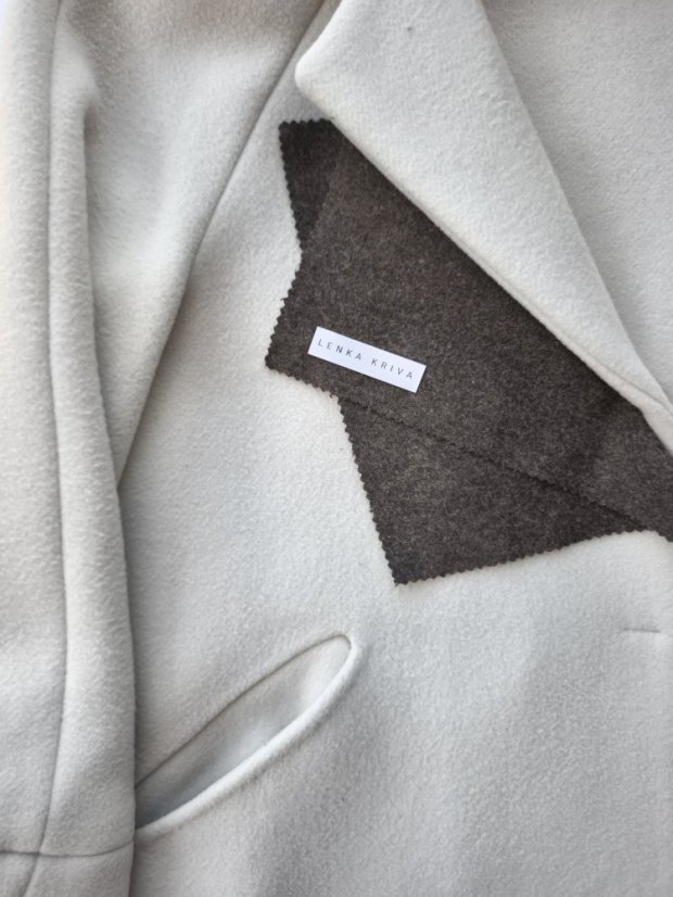 coat_FIVE_ - size: XL, color: light grey