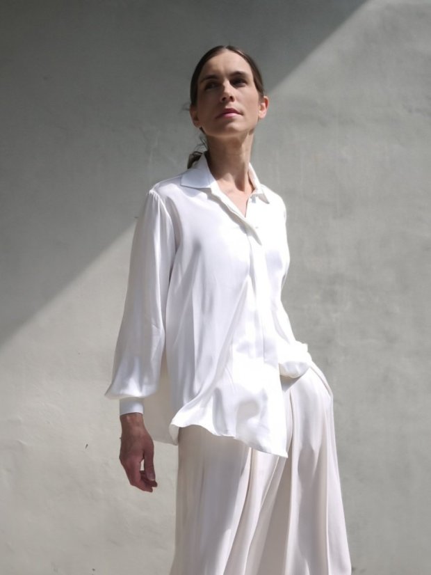 blouse_THIRTEEN_ - size: S, color: brown
