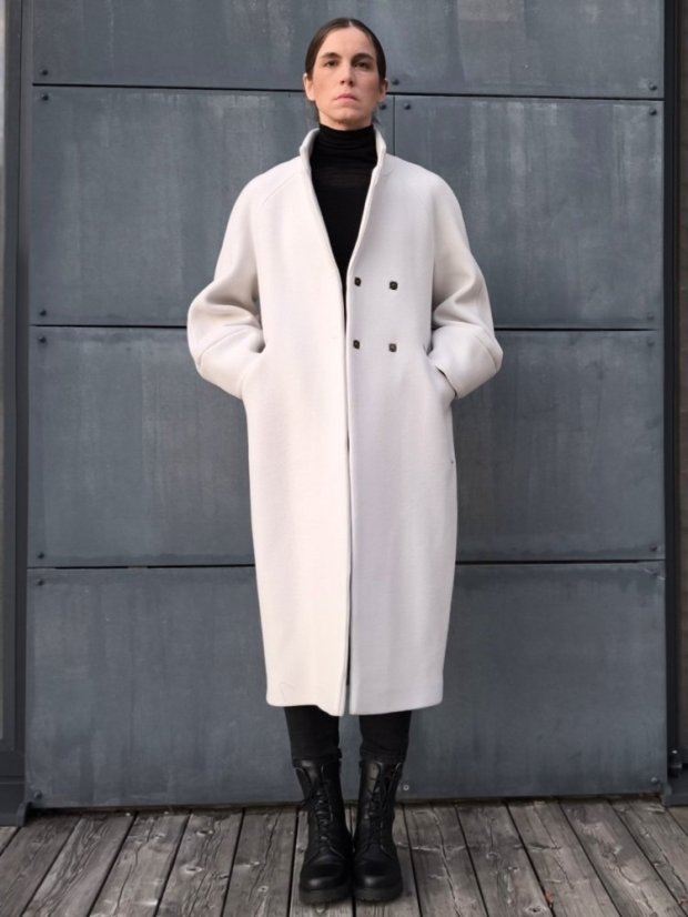 coat_FIVE_ - size: S, color: beige