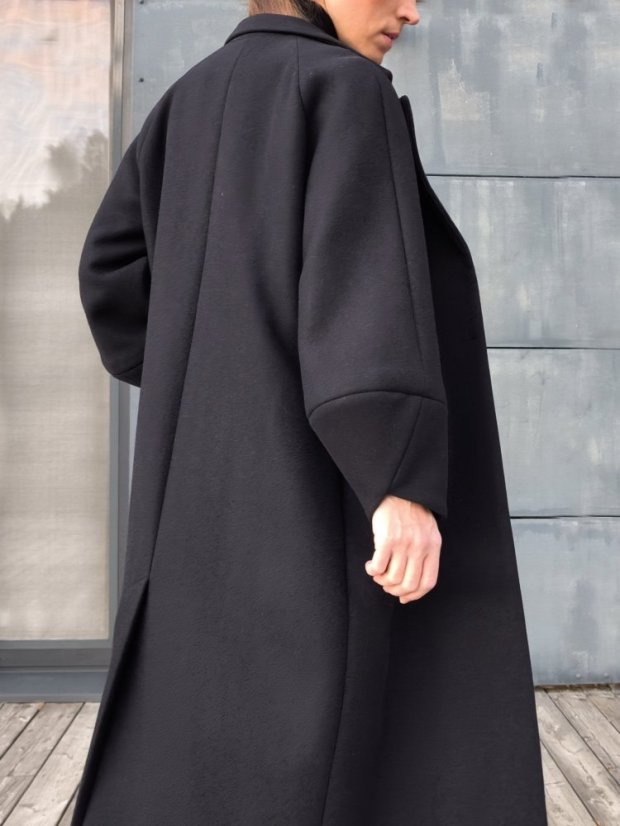 kabát _FIVE_ - veľkosť: L, farba: čierna