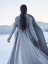 coat_THREE_ - size: 34, color: light grey