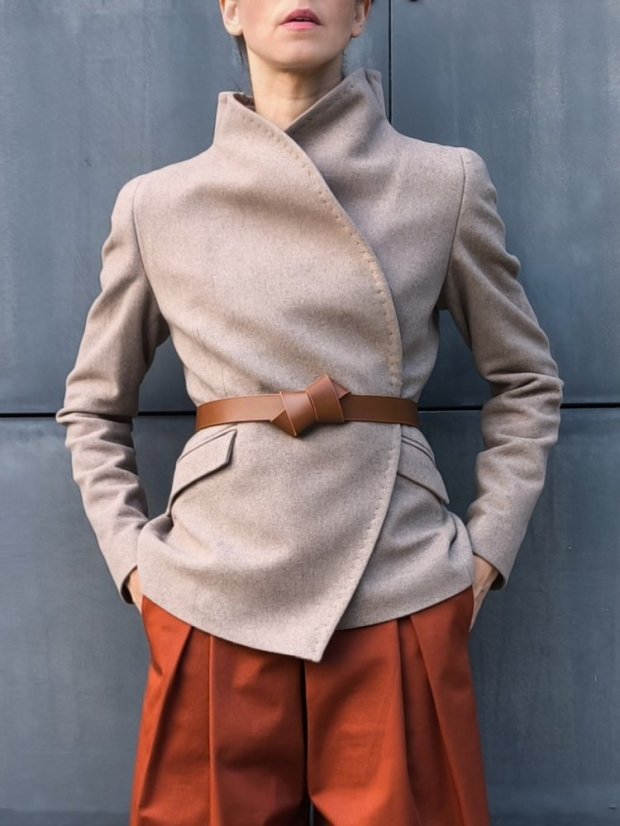 Belt _ONE_ - size: S, color: white