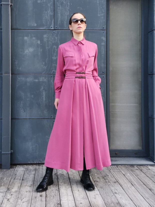 šaty _TWENTY THREE_ - veľkosť: S, farba: petrolejová