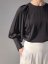 blúzka_MINIMAL_viscose satin - veľkosť: L, farba: čierna