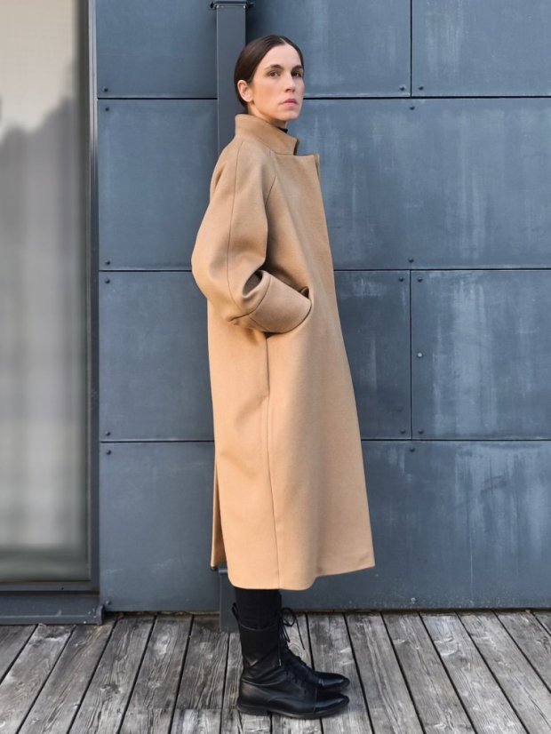 coat_FIVE_ - size: S, color: beige