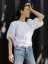 blouse_MINIMAL_short - size: S, color: white