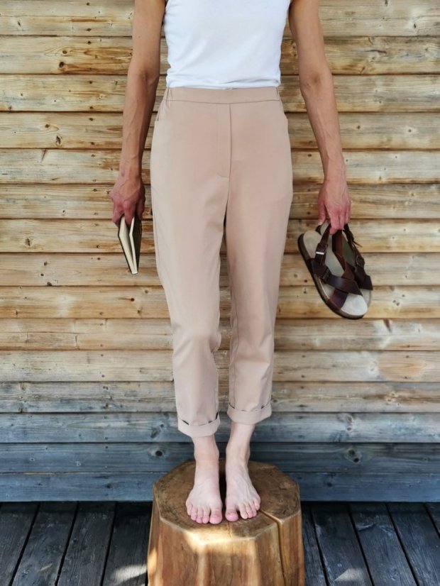 trousers _ LINI _ stretch tencel, 36 black - size: 36, color: čierna