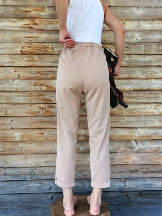 trousers _ LINI _ stretch tencel, 36 black - size: 36, color: čierna