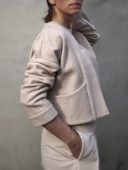 kardigán_MiNI_bavlnený_fleece SKLADOM