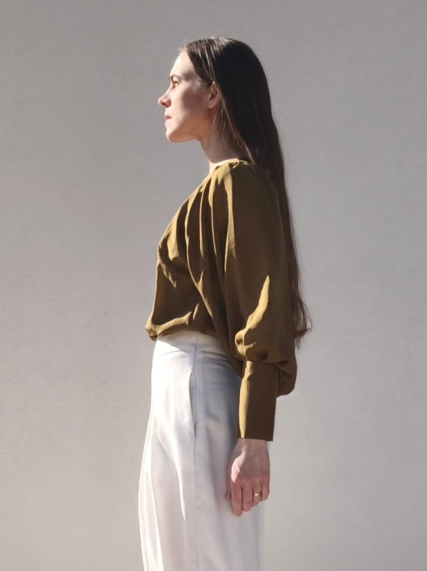blúzka_MINIMAL_silk - veľkosť: L