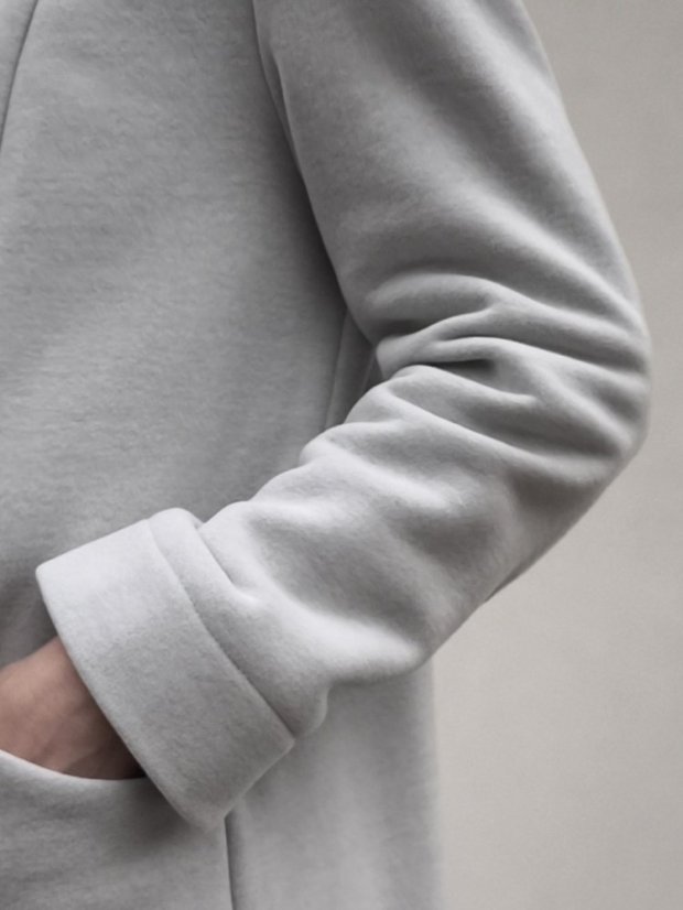 cardigan_TEN_jersey - size: S, color: light beige