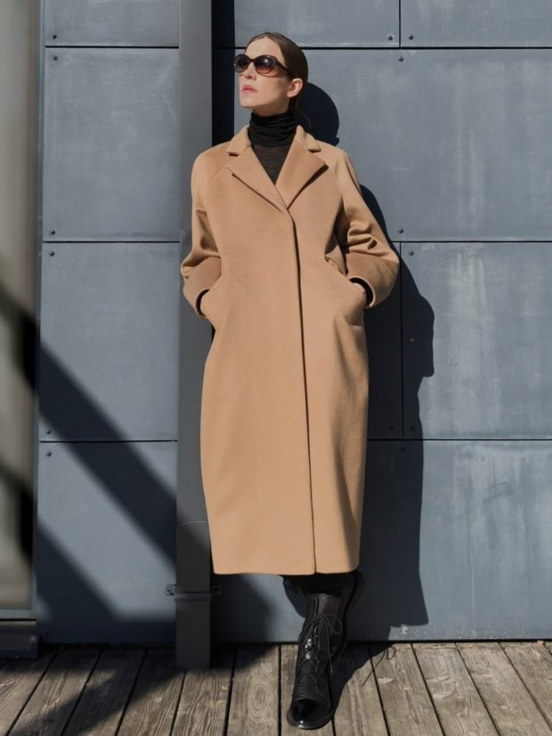 coat_FIVE_ - size: S, color: beige