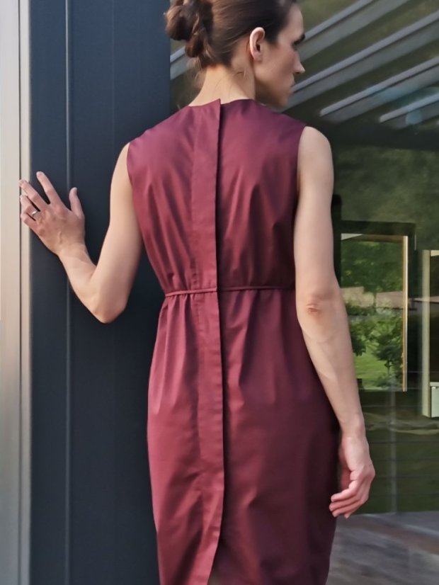 šaty_EIGHTEEN_ - veľkosť: S, farba: bordová