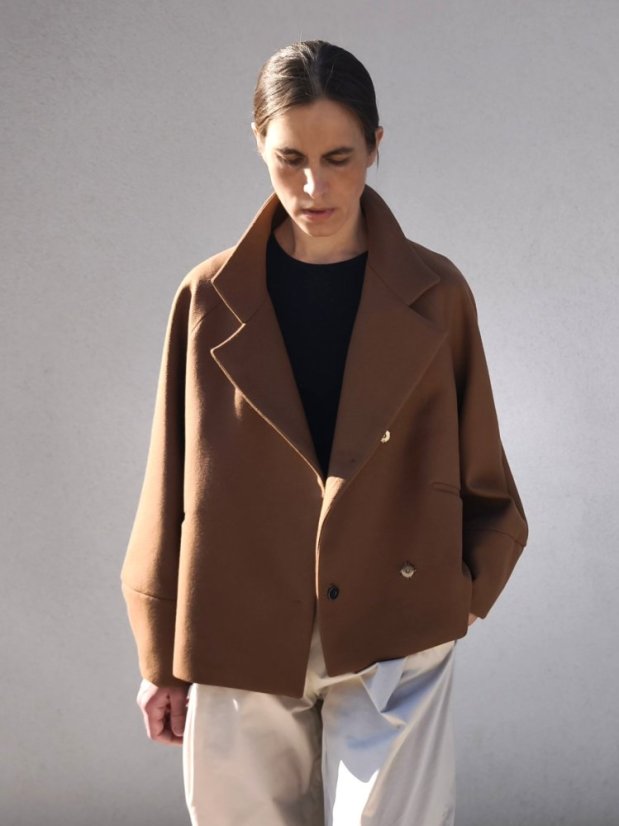 coat _SIX_ - size: S, color: grey