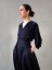 šaty_EIGHT_ viscose satin - veľkosť: XS, farba: čierna