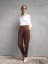 blouse_THIRTEEN_ - size: S, color: brown