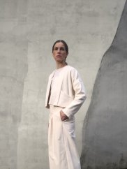 kardigán_MiNI_bavlnený_fleece na objednávku